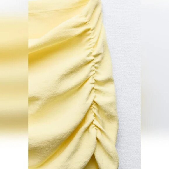 ZARA OFF-THE-SHOULDER BASIC KNIT TOP - Picture 6 of 6